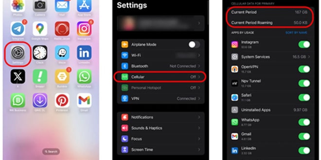 اپلیکیشن کمکی: My Data Manager گزینههای خوبی برای تحلیل مصرف اینترنت هستند.که میتوانید این برنامه را از گوگل پلی دانلود نمایید.