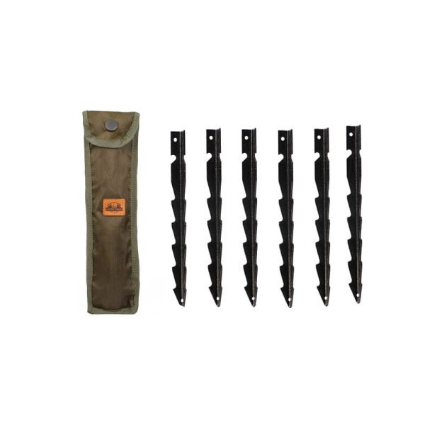 خ چادر 25 سانتی هپی کمپ کد 46816 – مجموعه 6 عددی