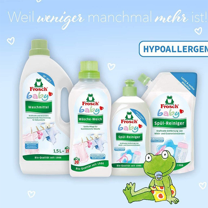 مایع لباسشویی کودک فرش Frosch حجم 1500 میلی