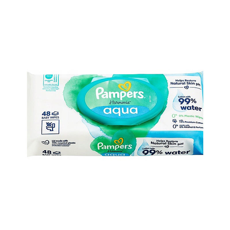 دستمال مرطوب اکوا Pampers