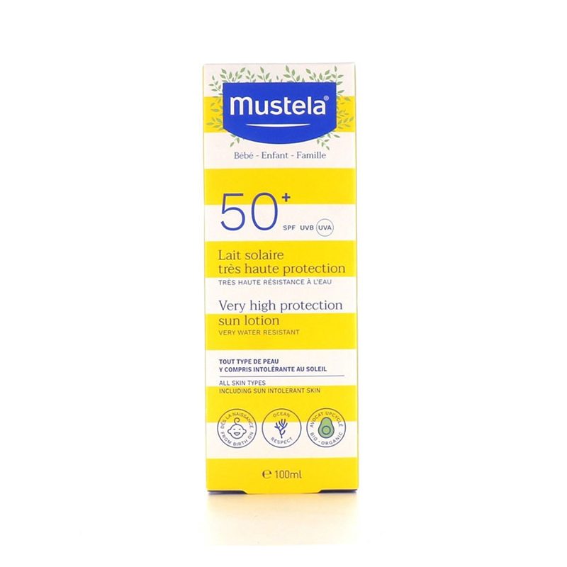 کرم ضد آفتاب کودک موستلا حجم ۱۰۰ میلی لیتر SPF50