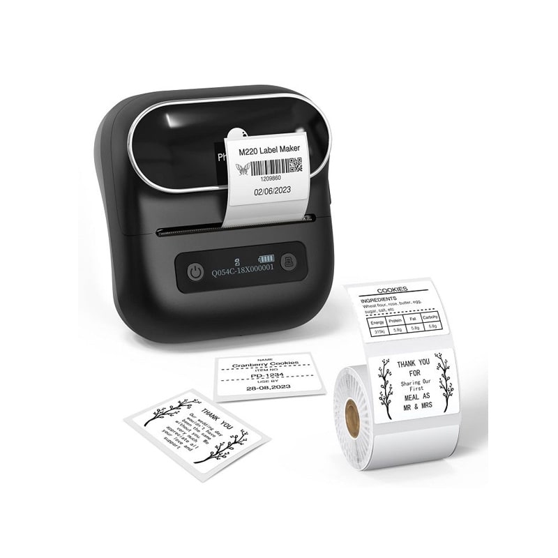 پرینتر کوچک لیبل ساز و بارکد زن بلوتوثی فوممو مدل M220
