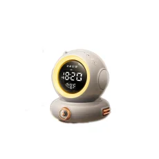 چراغ خواب رومیزی و اسپیکر GROWINER مدل ASTRONAUT WAKEUP LIGHT کد S9