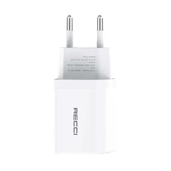 شارژر دیواری 18 وات RECCi مدل RC71E