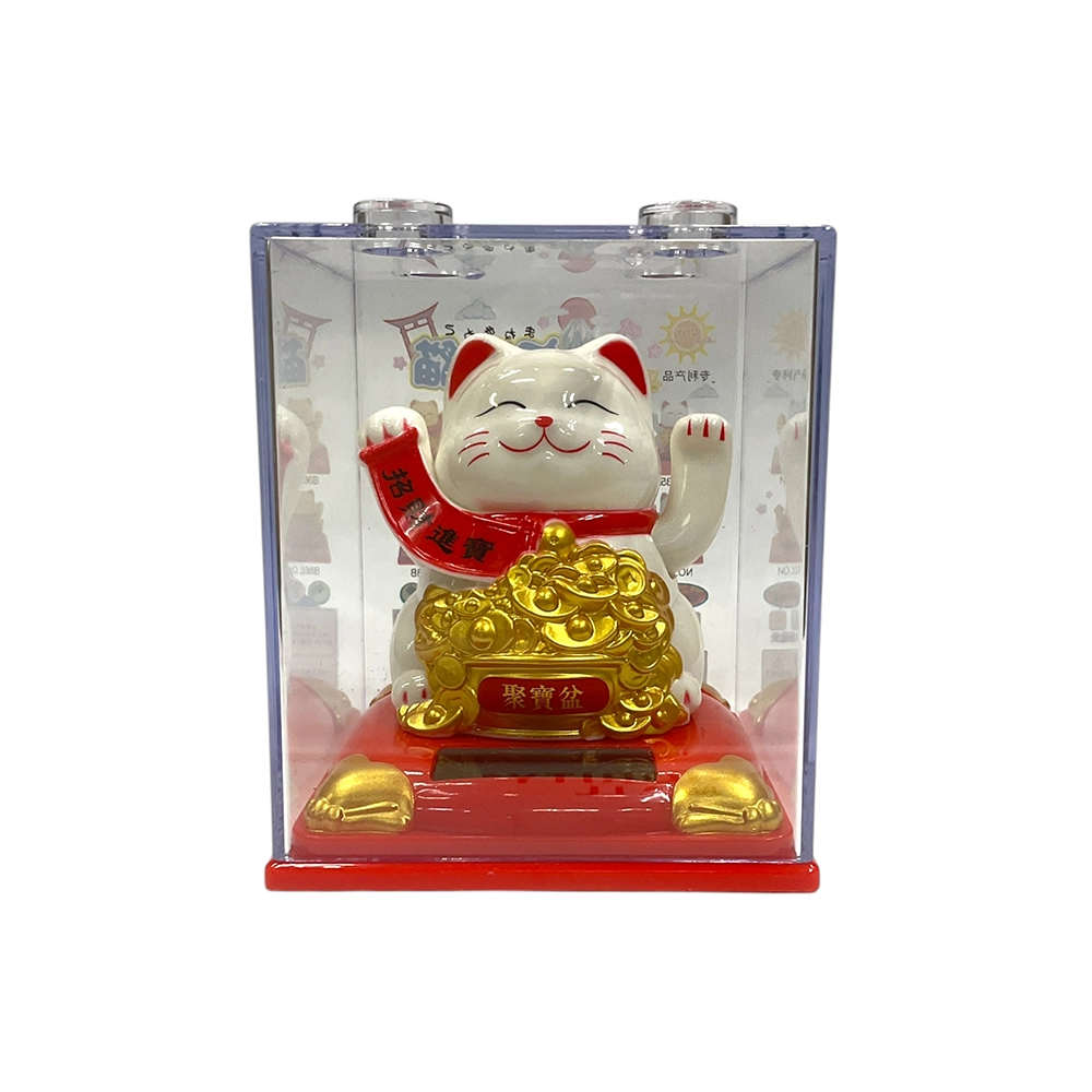 گربه شانس مانکی نکو خورشیدی فنگشویی سایز متوسط مدل 226