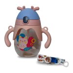 قمقمه خرسی 500 میل دسته دار طرح خرگوش فضانوردقمقمه خرسی 500 میل دسته دار طرح خرگوش فضانورد