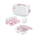 ست چای خوری 6 نفره مسافرتی لیمون مدل 244027