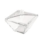 قندان مربع شیشه ای مدل 2335