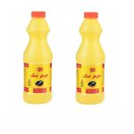 مایع جوهر نمک وایتکس مدل زرد ۱ لیتری دو عددی