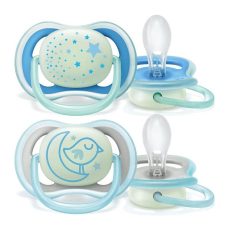پستانک ارتودنسی شب تاب اونت طرح پرنده و ستاره UltraAir مدل SCF376/07