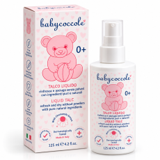 پودر بچه مایع بیبی کوکول بدون حساسیت مدل Liquid Talc حجم 125 میلی لیتر