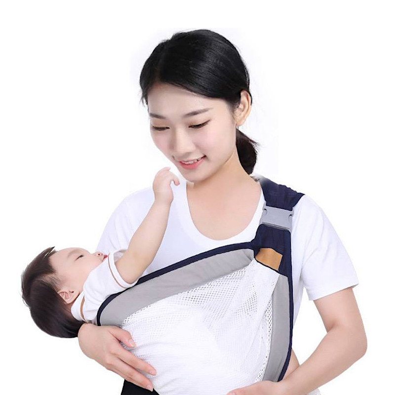 آغوشی توری نوزادی مدل یک طرفه مناسب شیردهی بیبی اسلینگ BABY SLING