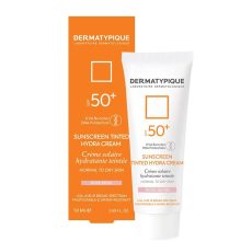 ضد آفتاب رنگی هیدرا پوست خشک +SPF50 درماتیپیک رز بژ