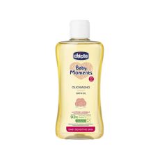 روغن حمام کودک چیکو Baby Moments مدل Olio Bagno حجم 200 میلی‌لیتر