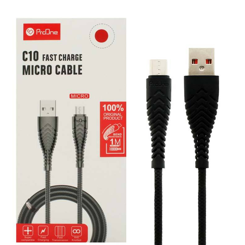 کابل USB به MicroUSB پرووان مدل PCC170 C10 طول یک متر